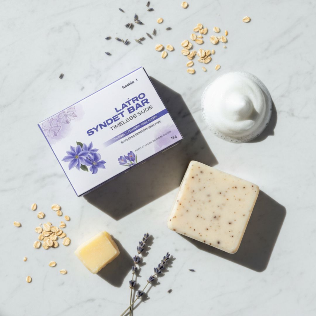 LATRO SYNDET BAR: TIMELESS SUDS (OATMEAL | LAVENDER | SHEA BUTTER)