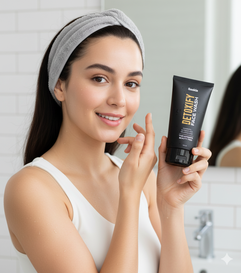 Saskia Detoxify Face Wash: Your Daily Deep Clean for Radiant Skin